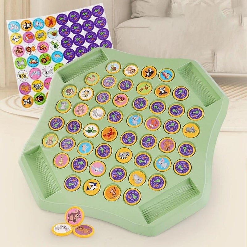Ality Animal Memory Flip Chess Game – Montessori Matching Puzzle Board for Kids | Fun & Educational Travel Game for Toddlers, Preschoolers & Kindergarten Learning Activities | Gift for All - Image 2