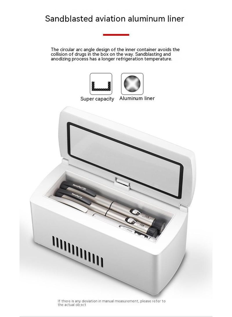 Cool Baby COOLBABY Portable Refrigerator Medicine Cooler 2-8 ℃ Mini Insulin Cooler Portable Medicine Cooler Refrigerator Battery Suitable For Car Travel Home - Image 4