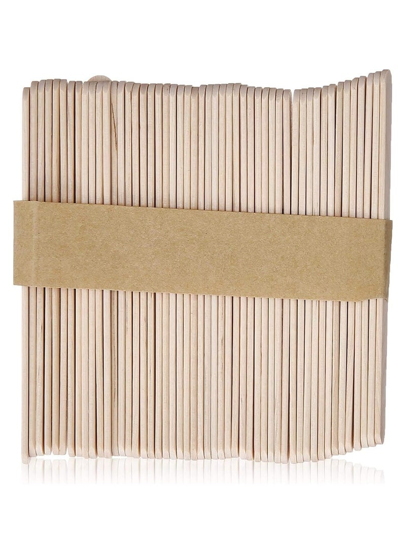 BLOOMING TIME Wooden Tongue Depressors - 100 PCS Beige - Image 4