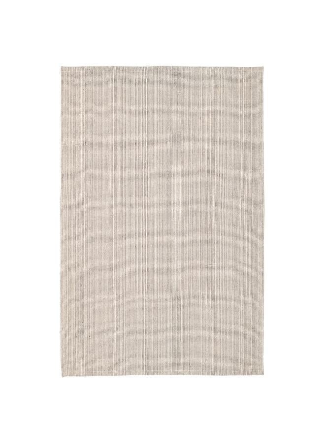 erorex Rug, flatwoven, natural/black, 120x180 cm - Image 1