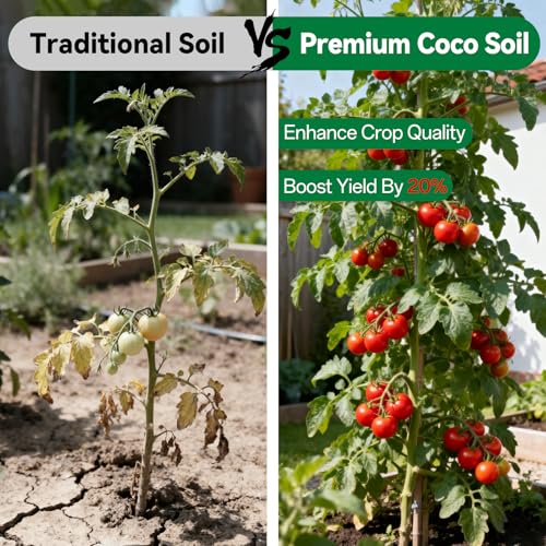 ZeeDix 8 Pack Coco Coir Brick (11.2lbs), 100% Organic Coconut Coir for Garden Soil & Potting Mix, Low EC and pH Balance, Compressed Coconut Husk Fiber for Seed Starter Soil for Indoor Outdoor Plants - Image 5