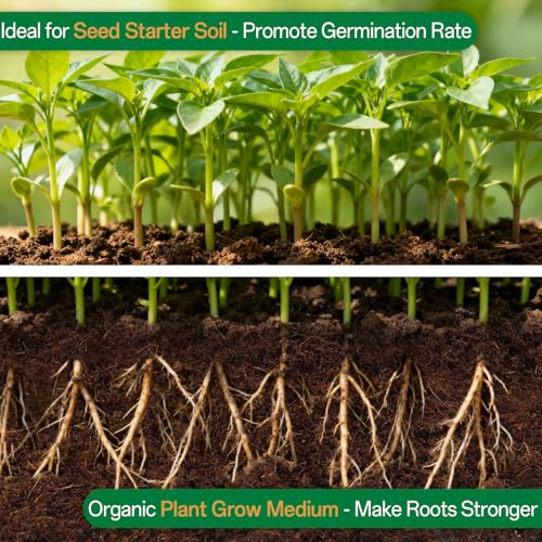 ZeeDix 8 Pack Coco Coir Brick (11.2lbs), 100% Organic Coconut Coir for Garden Soil & Potting Mix, Low EC and pH Balance, Compressed Coconut Husk Fiber for Seed Starter Soil for Indoor Outdoor Plants - Image 4