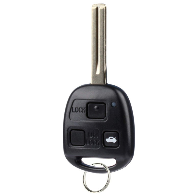 USARemote Key Fob fits 19972005 Lexus ES300 GS300 GS400 GS430 IS300 LS400 Keyless Entry Remote HYQ1512V Black Plastic 4Button Sedan SUV Remote