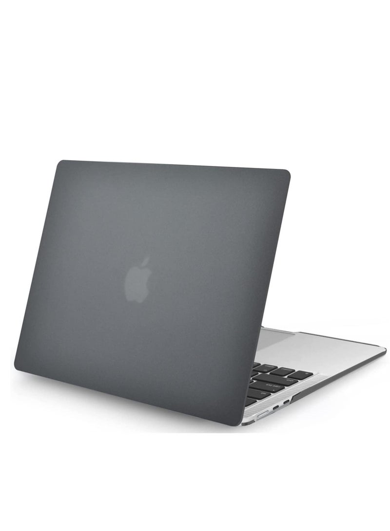 Snap On Laptop Case Cover Compatible with MacBook Air 13.6 inch 2022 Release A2681 M2 Chip w/Liquid Retina Display Touch ID Protective Plastic Hard Shell Case Cover (Black) - Image 1