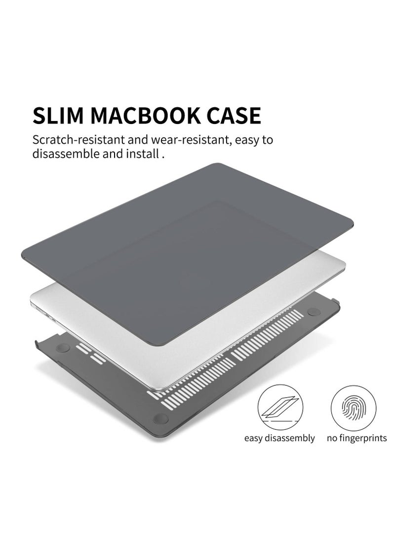 Snap On Laptop Case Cover Compatible with MacBook Air 13.6 inch 2022 Release A2681 M2 Chip w/Liquid Retina Display Touch ID Protective Plastic Hard Shell Case Cover (Black) - Image 3