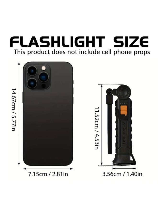 4pcs USB Rechargeable COB LED Work Lights Magnetic Base Portable Floodlight - Image 4