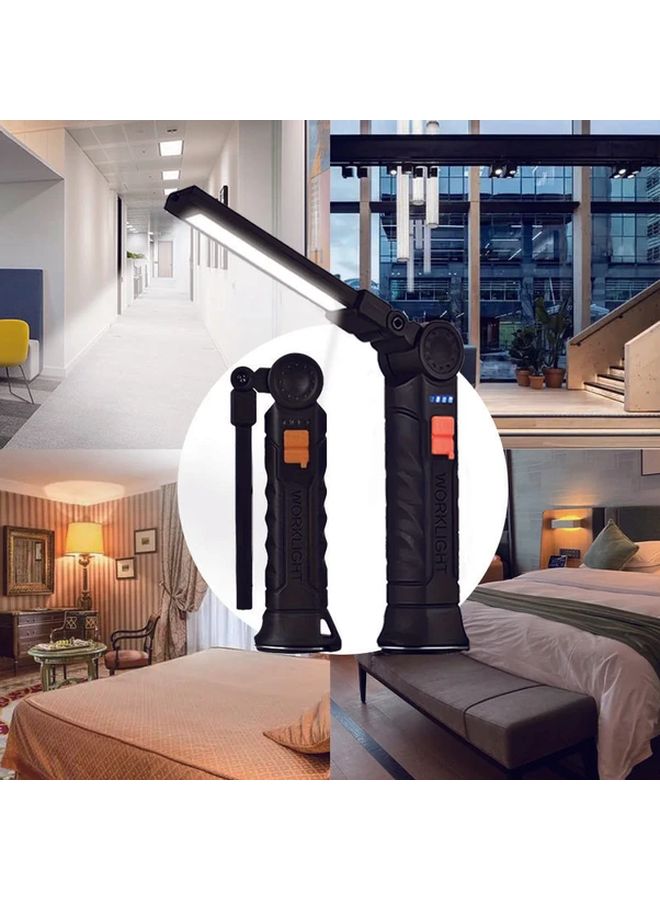 4pcs USB Rechargeable COB LED Work Lights Magnetic Base Portable Floodlight - Image 3