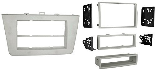 Metra Electronics 997511S Single DIN or Double DIN Radio Installation Dash Kit Fits 20092013 Mazda 6 Silver