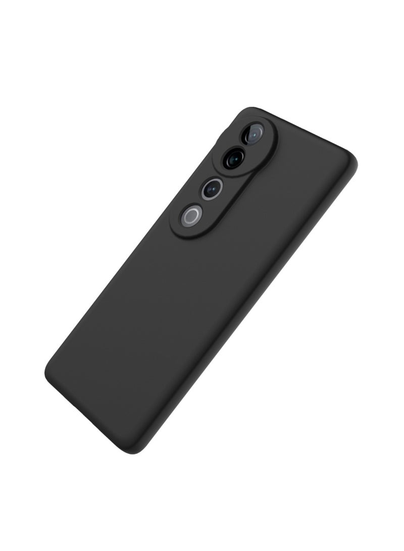 Wtech vivo V40 / V40 Pro 5G 2024 Premium Soft Liquid Silicone Case Cover - Black - Image 3