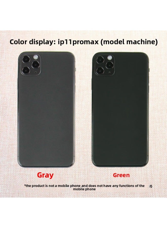 BA Gang Mobile Phone Model Is Suitable For Iphone 11Promax/x/xs/m Toy Bright Screen Glass Screen-Applicable Models:For Apple XSMAX-white Black Screen Glass Screen [+ Shell]]  - Image 1
