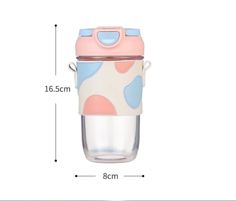 Primetan BPA Free Plastic Cup with Dual Lid Sipper and Straw Leak Spill Proof Tumbler Travel Tumbler for Hot Cold Drinks Like Coffee Shake Juice for OfficeHomeCar Random Color - Image 5