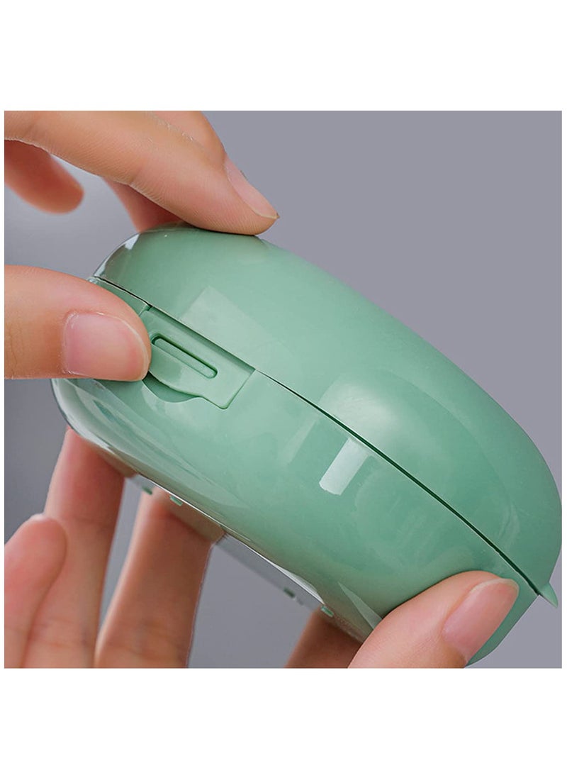 Excefore Travel Soap Box,4 Pcs Portable Soap Box Soap Container Soap Holder Organizer,Durable Soap Container Candy Color Plastic Soap Case for Bath Camping Home,Traveling - Image 3