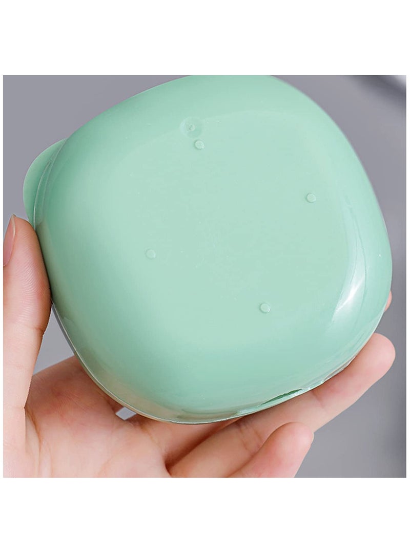 Excefore Travel Soap Box,4 Pcs Portable Soap Box Soap Container Soap Holder Organizer,Durable Soap Container Candy Color Plastic Soap Case for Bath Camping Home,Traveling - Image 4
