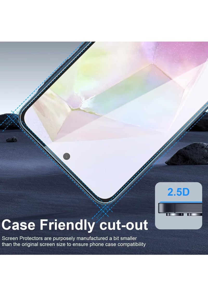 JAJEEK Samsung Galaxy A35 5G Screen Protector – Pack of 3, Ultra-Clear, Shatterproof, Anti-Scratch, Full Coverage, Bubble-Free Tempered Glass for Maximum Screen Protection - Image 2