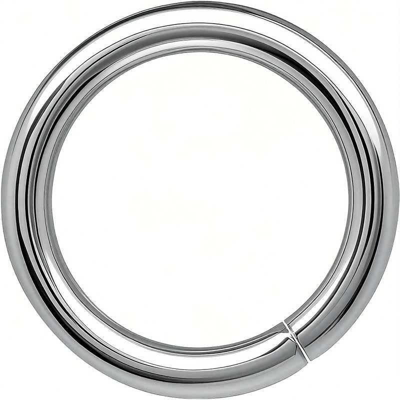THREENEST 500PCS 10mm 1.2mm Thickness 16 Gauge Stainless Steel Jump Rings, Unwelded Metal Round Strong Thick Craft O Ring for Necklace Bracelet Keychain Chainmail Jewelry Making - Image 1