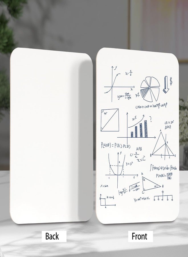 Ayuanb 6 Pack 5” x 7” Small White Board Dry Erase Boards, Classroom Pack Mini White Boards Double Sided Portable Dry Erase Blank Board for Students Teachers School Supplies Lapboards - Image 4