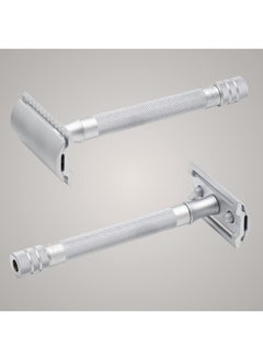 Merkur MERKUR Safety Razor 22C Matte Chrome Satin Finish Three-Piece Razor with Straight Cut Closed Comb Ideal for Wet Shaving Die-Cast Zinc Brass Handle Made in Germany  - Image 4