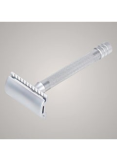 Merkur MERKUR Safety Razor 22C Matte Chrome Satin Finish Three-Piece Razor with Straight Cut Closed Comb Ideal for Wet Shaving Die-Cast Zinc Brass Handle Made in Germany  - Image 5
