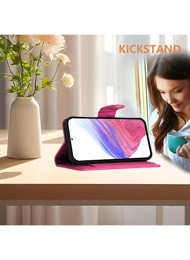 اس-توب جراب لهاتف Samsung Galaxy A06 5G جراب هاتف جلدي قلاب بملمس معيني مع حبل تعليق - Image 3