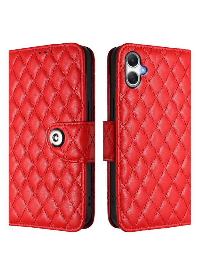 اس-توب جراب لهاتف Samsung Galaxy A06 5G جراب هاتف جلدي قلاب بملمس معيني مع حبل تعليق - Image 2