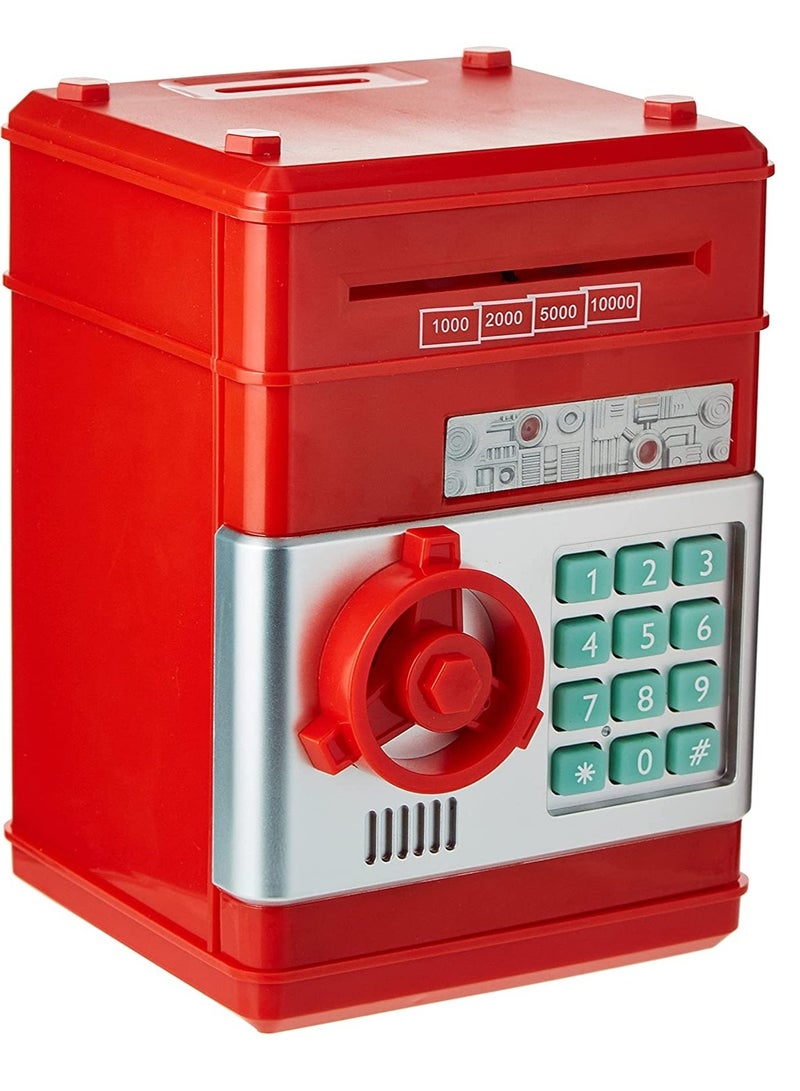 Electronic Fingerprint Piggy Bank ATM Password Money Box Saving Box For Coin Deposit Banknote Safe Kid  - Image 1
