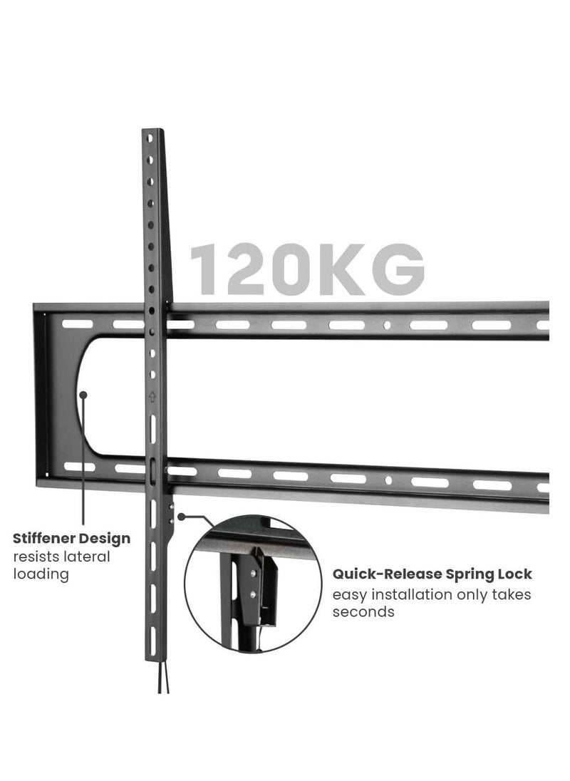 Extra Large Heavy Duty 60 to 100 inch LCD LED Curved and Flat Panel Screen, TV Wall Mount Bracket with Max 900x600mm VESA - Image 3