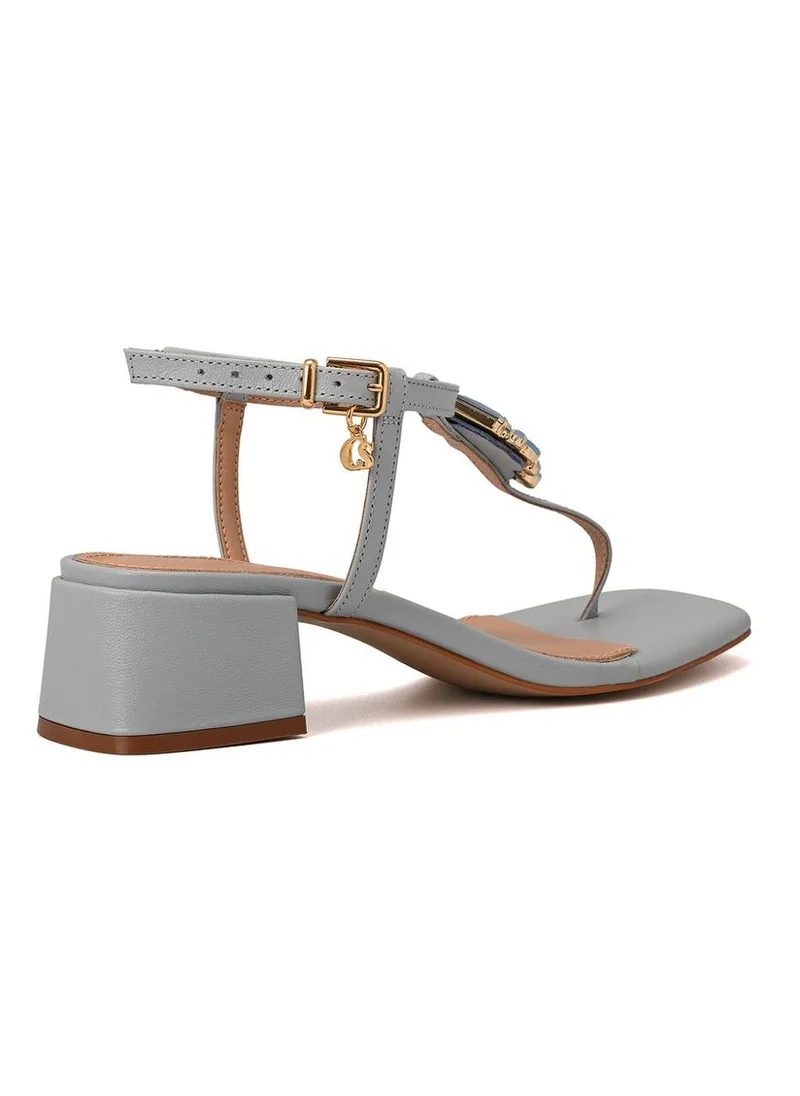 Carmen Steffens  Sky Blue Sandal with Gemstones and Crystals for Women | Best Price UAE