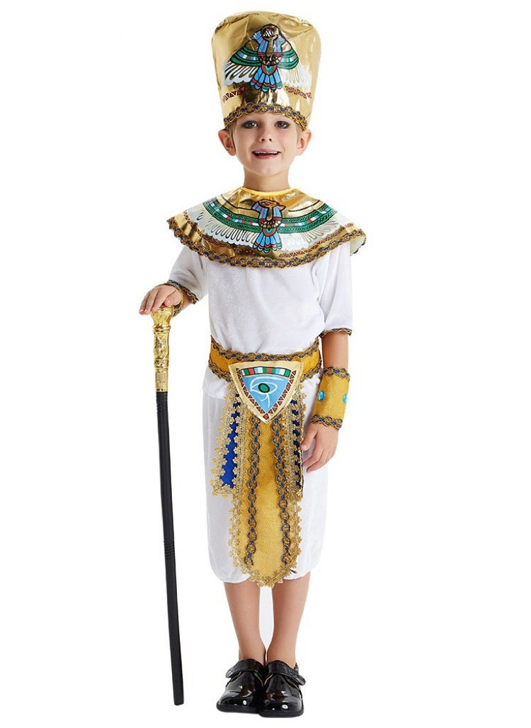 Generic - Egyptian Fancy Dress Kids Egyptian Pharaoh Boy Costume - Image 1