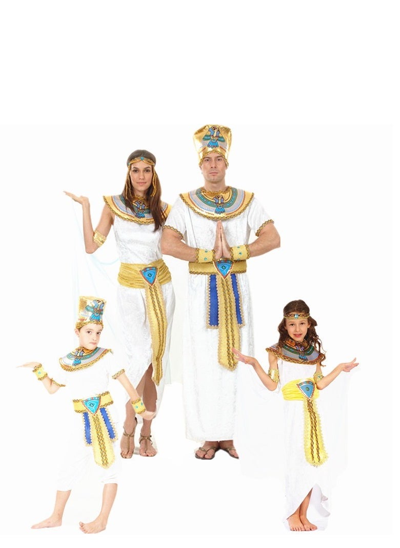 Generic - Egyptian Fancy Dress Kids Egyptian Pharaoh Boy Costume - Image 1