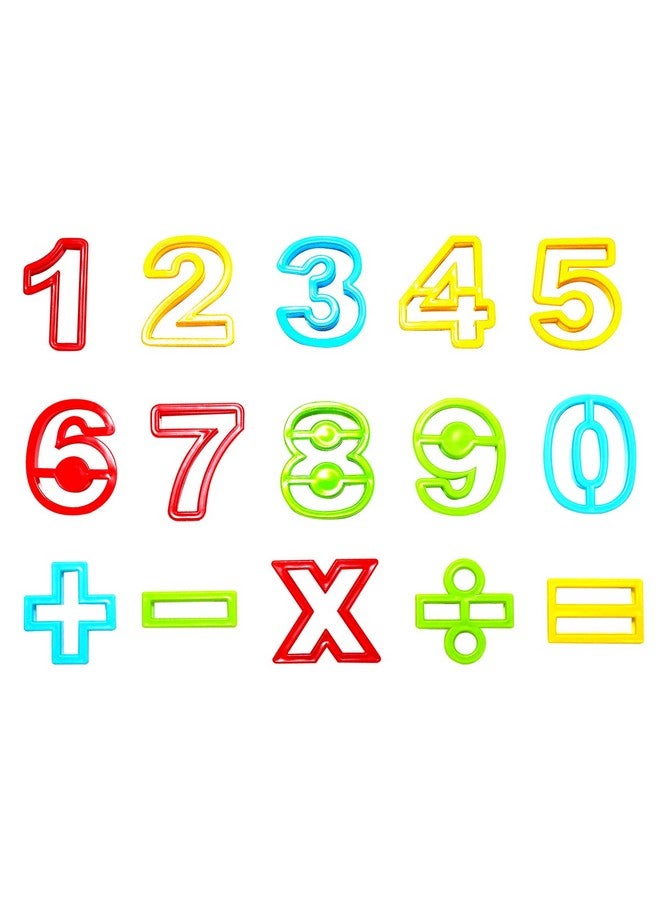 Rimobul Numbers Dough Cutter Kit, Assorted Colors - Image 1