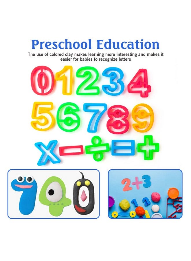 Rimobul Numbers Dough Cutter Kit, Assorted Colors - Image 4