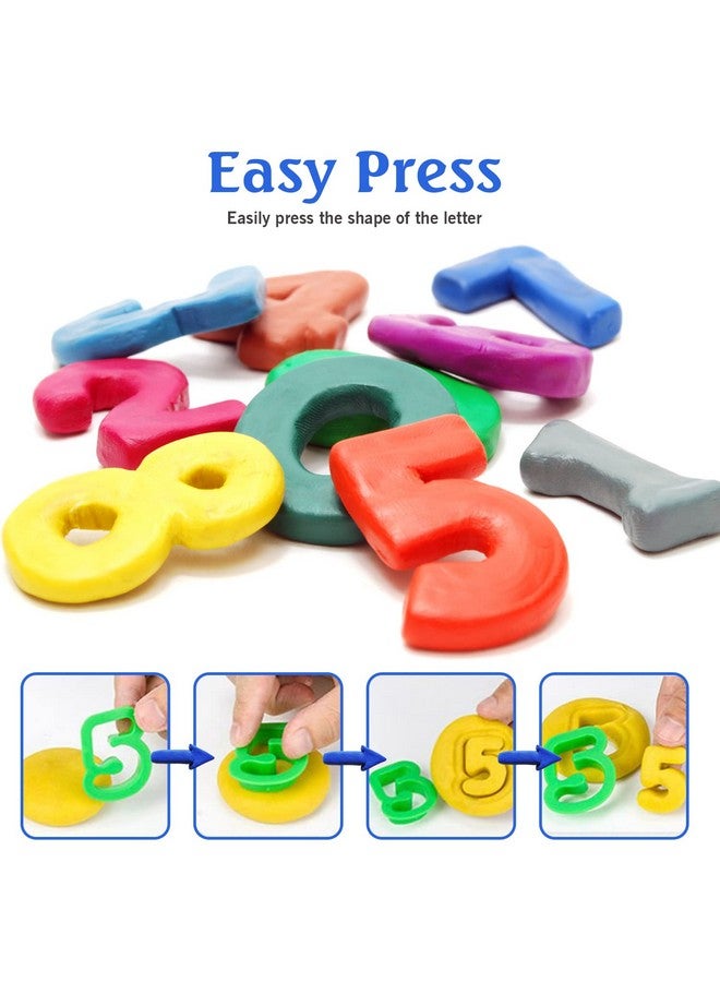 Rimobul Numbers Dough Cutter Kit, Assorted Colors - Image 3