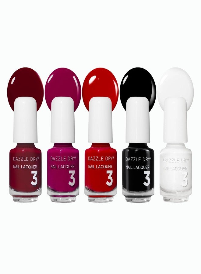 Dazzle Dry Mini Flight – Ready, Set, Dry in 5 – 5 Mini Lacquers - Image 1