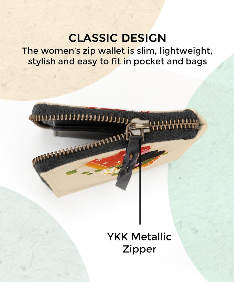 Kalankit Wallet for Woman | Compact Pocket Small Purse for Women, Mini Bi-Fold Card Holder, Women's Wallet | Cute Money Purse for Girls | Gift for Teenage Girls, Female Friends, Birthday Gifts - Image 5