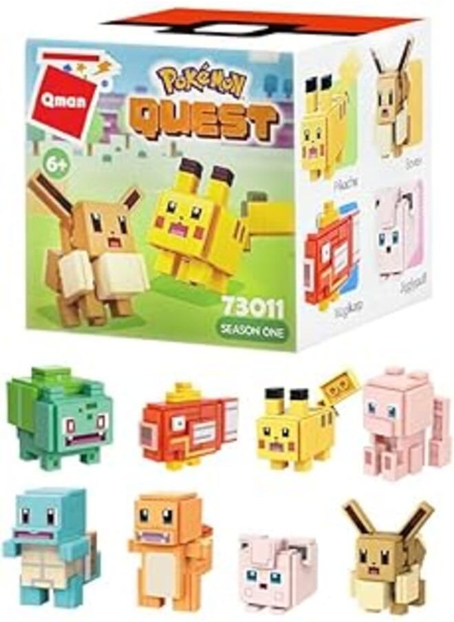 Bingo - Qman Pokemon QUEST-BLIND BOX 1ST WAVE 8ASST 73011 - (One Random Piece) - Image 1