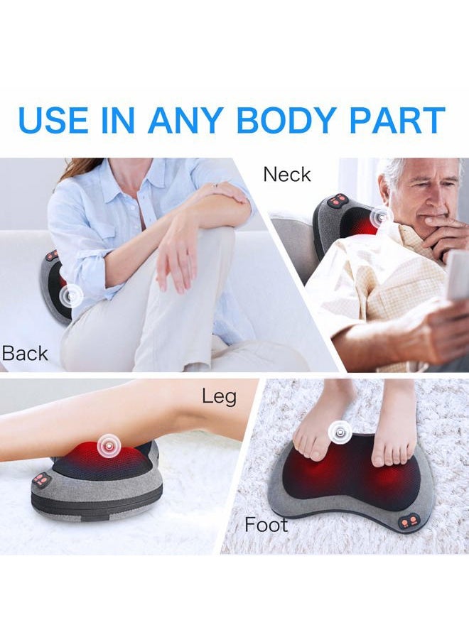 Papillon - Shiatsu Back and Neck Massager with Heat, Deep Tissue Kneading,Electric Massage Pillow for Back,Shoulders,Legs,Foot,Body Muscle Pain Relief,Use at Home,Car,Office - Image 1