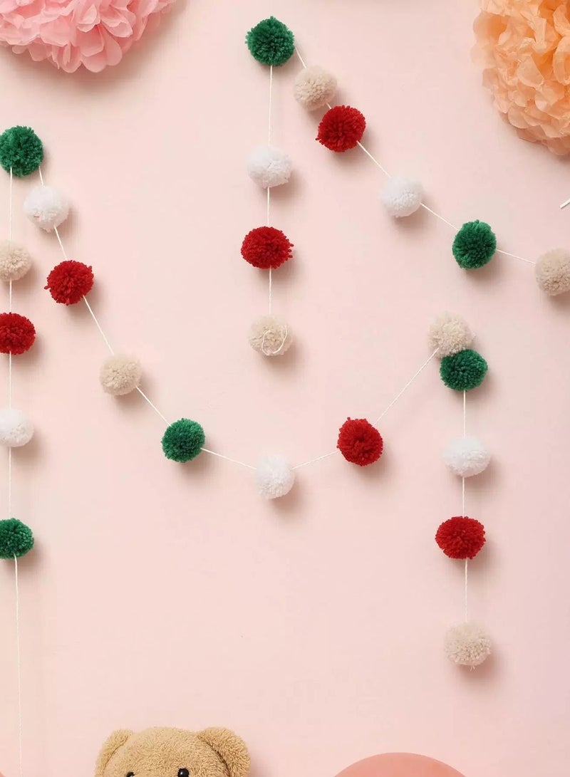 1pc Pom Pom Decor Wall Hanging  - Image 1