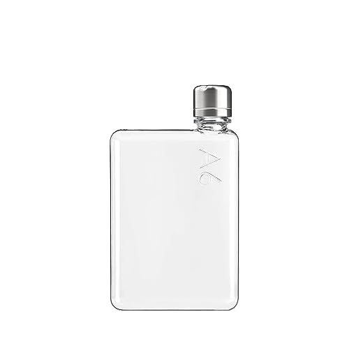 memobottle A6 12oz / 375ml - Slim & flat water bottle designed to fit in your bag - BPA-Free Tritan - Image 1