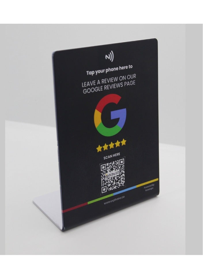 NFC Google Reviews NFC Stand - Boost Reviews on iOS and Android - Image 2