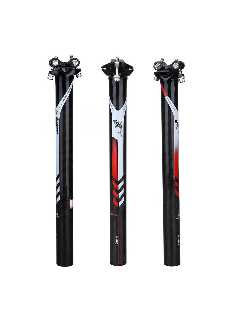 Generic - BALUGOE Lightweight Carbon Bicycle Seatpost Red - Image 1