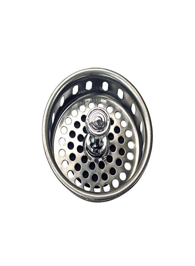 Danco 80900 Universal Basket Strainer With Drop Center Post, Stainless Steel, Chrome Plated - Image 1
