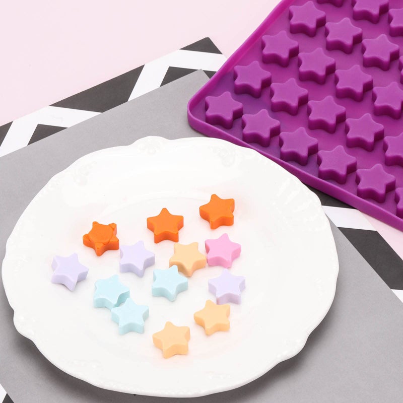 BTYMS 112 Cavity Mini Star Silicone Molds Fun Shaped Chocolate Molds for Homemade Dog Training Treats, Gummies, Candy, Chocolate Chips,Biscuits - Image 4