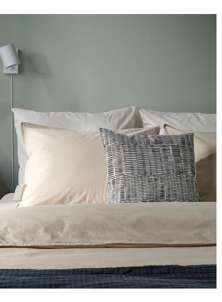 JORDKASTANJ Cushion, grey, 40x40 cm