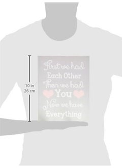 Stupell Industries Stupell Industries The Kids Room by Sweet Messages in Pink and Grey 4-Pc Rectangle Wall Plaque Set  - Image 3