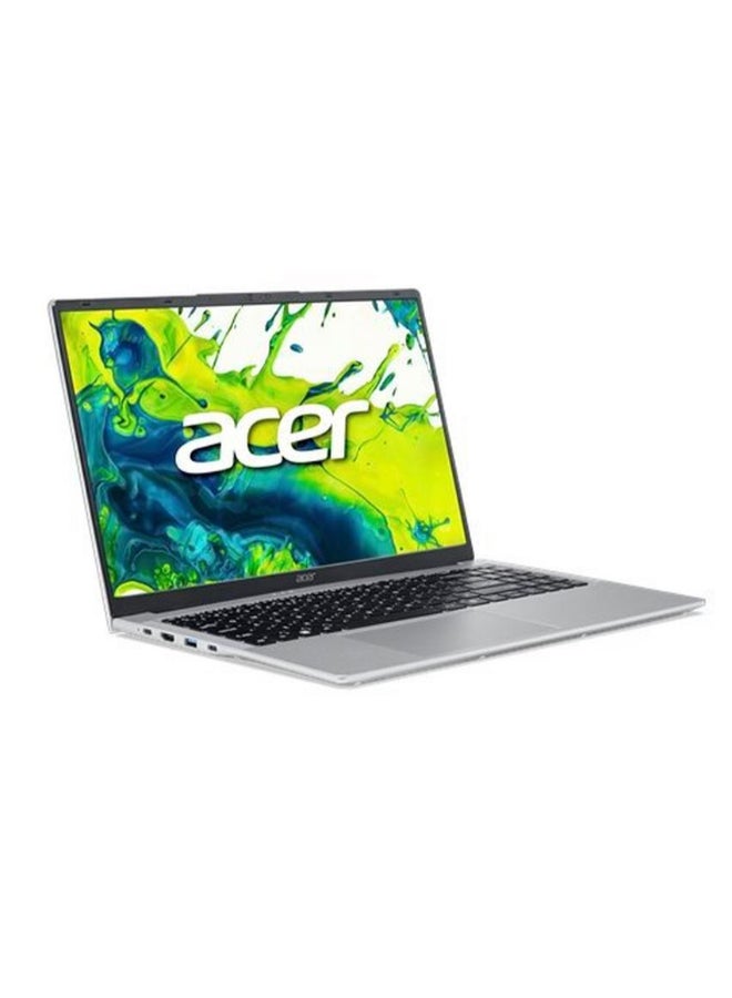 Acer Aspire Lite AL15 Laptop With 15.6 Inch Full HD (1920x1080) Display, Intel Core 3-N350 Processor/8GB RAM DDR5/256GB SSD/ DOS/ English/Arabic Light Silver - Image 2