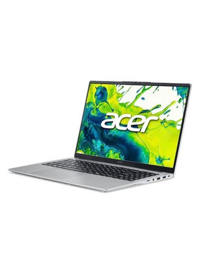 Acer Aspire Lite AL15 Laptop With 15.6 Inch Full HD (1920x1080) Display, Intel Core 3-N350 Processor/8GB RAM DDR5/256GB SSD/ DOS/ English/Arabic Light Silver - Image 3