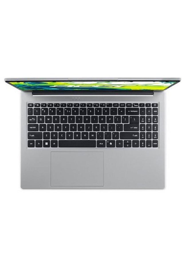 Acer Aspire Lite AL15 Laptop With 15.6 Inch Full HD (1920x1080) Display, Intel Core 3-N350 Processor/8GB RAM DDR5/256GB SSD/ DOS/ English/Arabic Light Silver - Image 4