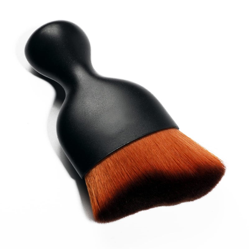 AOCISKA Car Interior Detailing BrushSoft Bristle Cleaning Brush Car Detailing Brush Dusting BrushCar Interior Cleaning ToolAuto Detail Brush Car Dash Duster Brush BlackBrown