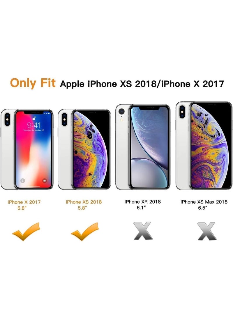 iPhone X Case, Thin TPU Cover with Camera Protection Anti-Scratch Slim Fit Flexible Phone Case for Iphone X/XS Black - Image 2