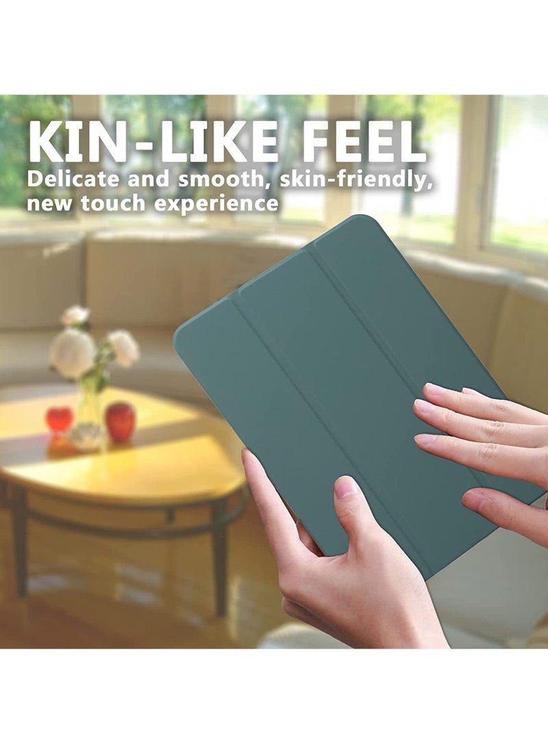 كابتن تيك جراب يناسب جهاز iPad الجديد من الجيل العاشر 10.9 بوصة 2022 جراب iPad رفيع مزود بحامل TPU وغطاء خلفي شفاف وغطاء ذكي مع 【إيقاظ / سكون تلقائي】 【واقي شاشة】 - Image 4